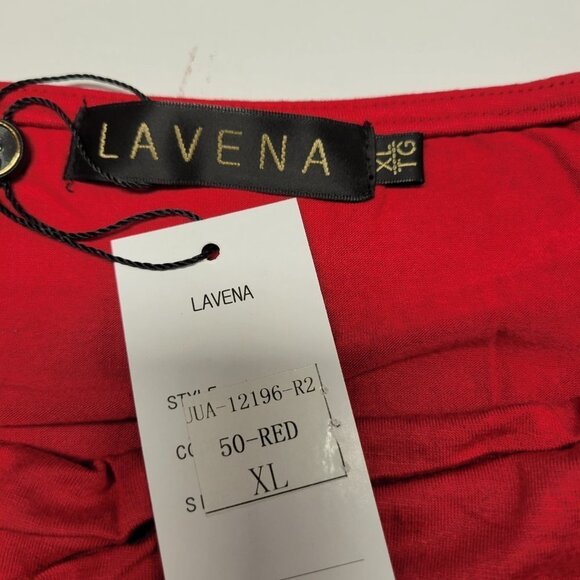 Womens Sleeveless Red Top Blouse, Cotton Comfy Blouse Top - Sizes M,  XL,  XXL - Picture 8 of 9